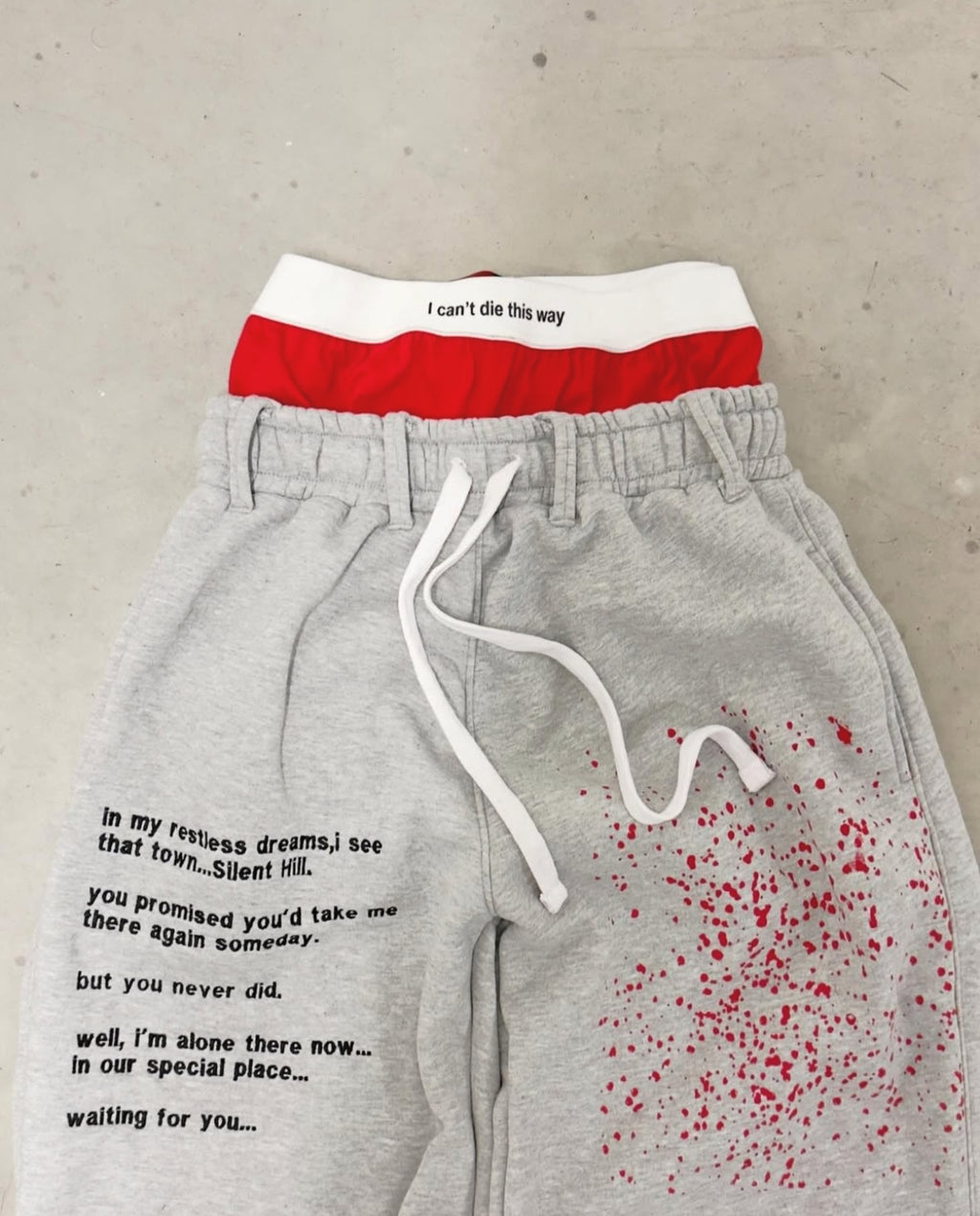 I CANT DIE LIKE THIS SWEATS <3