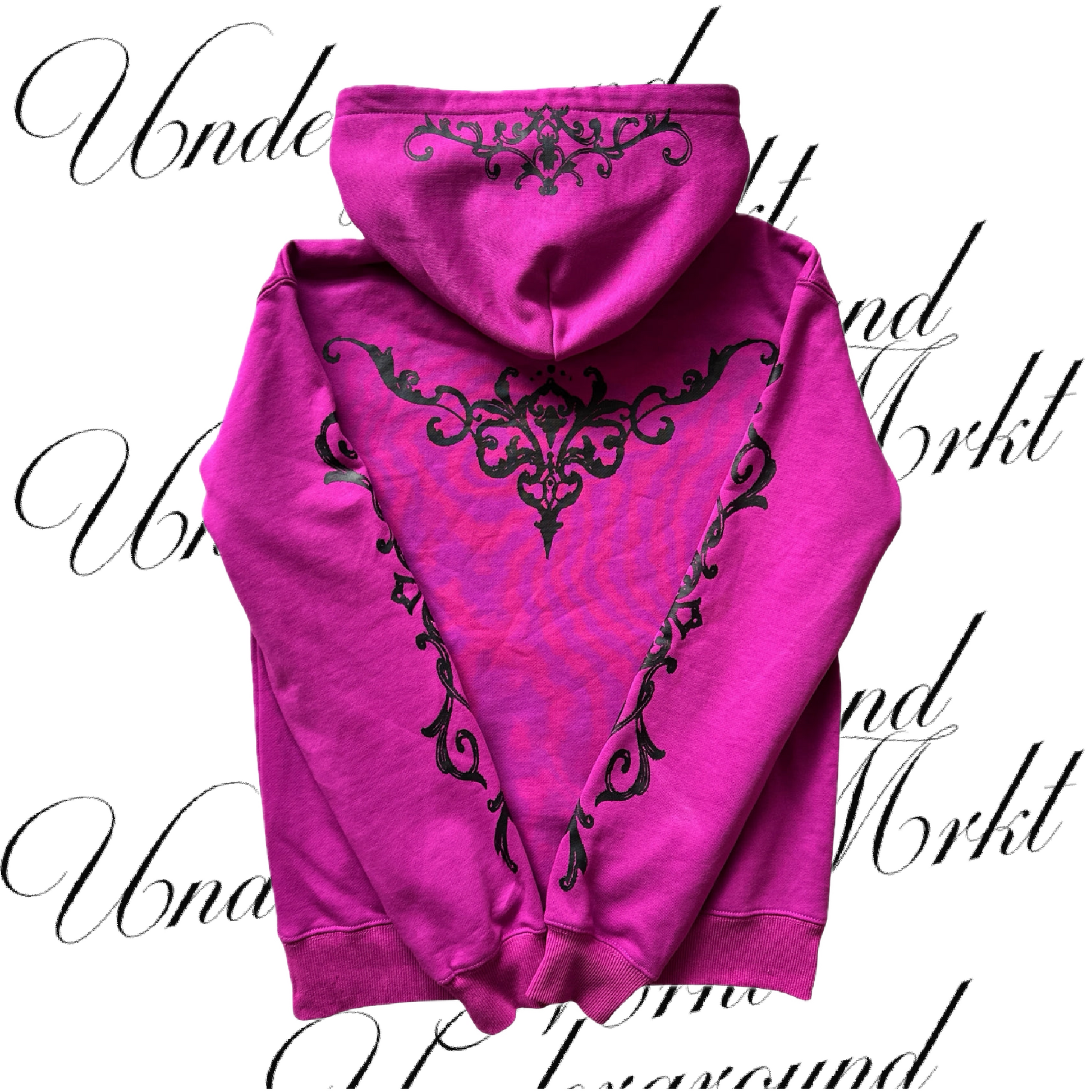 FLORAL RAVEN HOODIE (PURPLE) <3