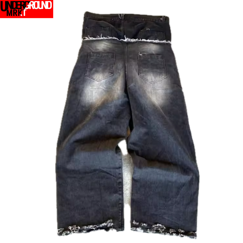 DOUBLE WAISTED FR33DOM JEANS <3