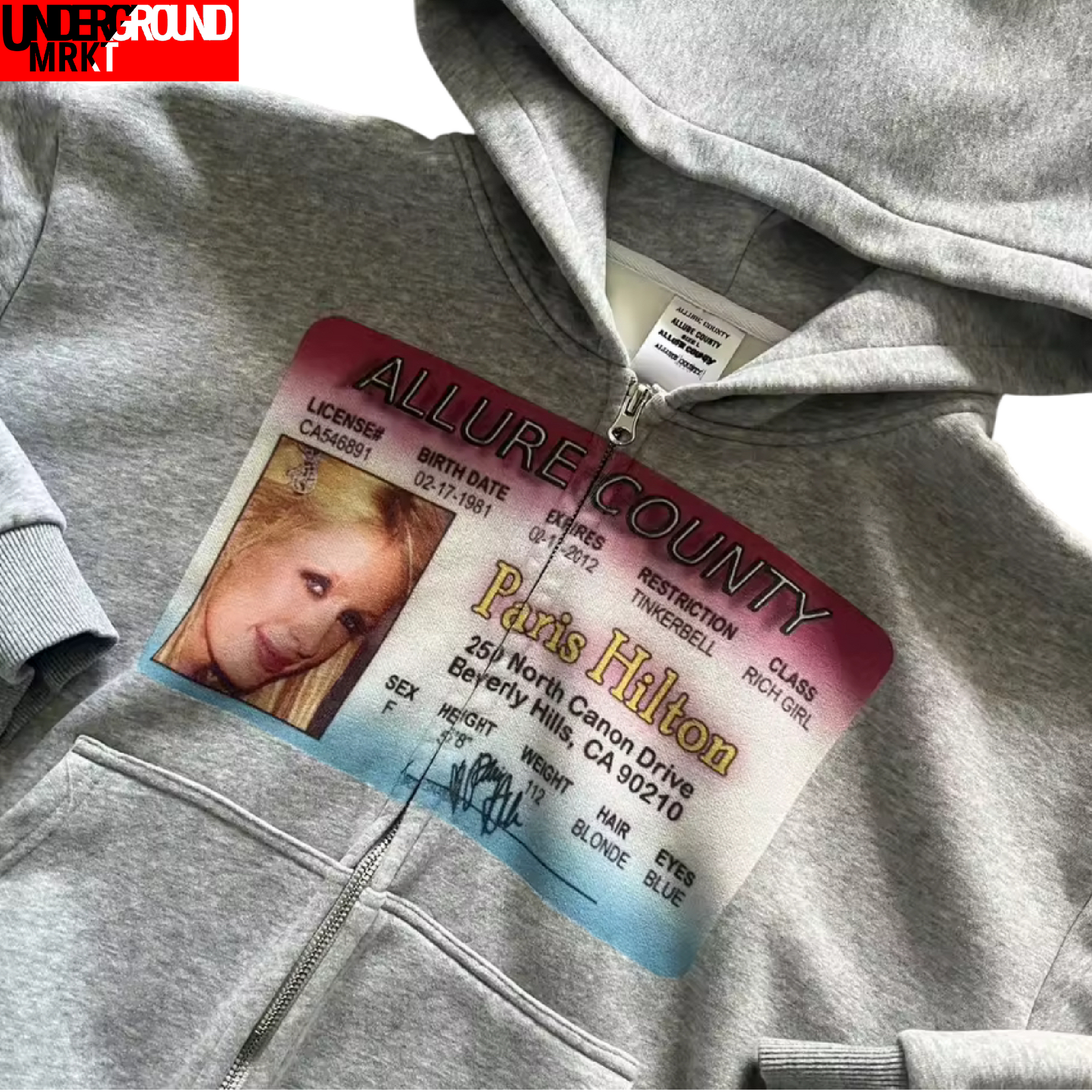 P4RIS HILTON ZIP UP <3