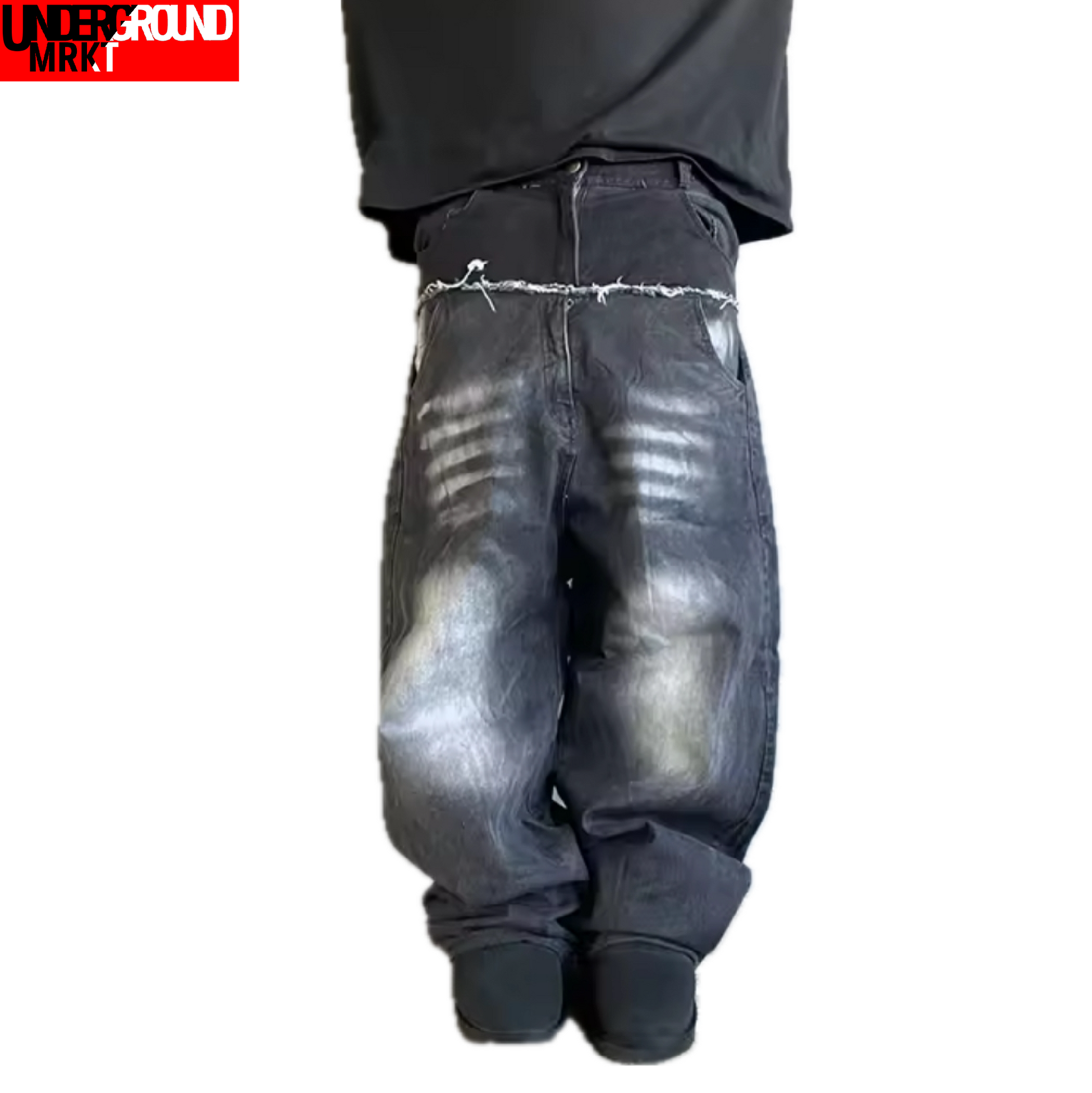DOUBLE WAISTED FR33DOM JEANS <3