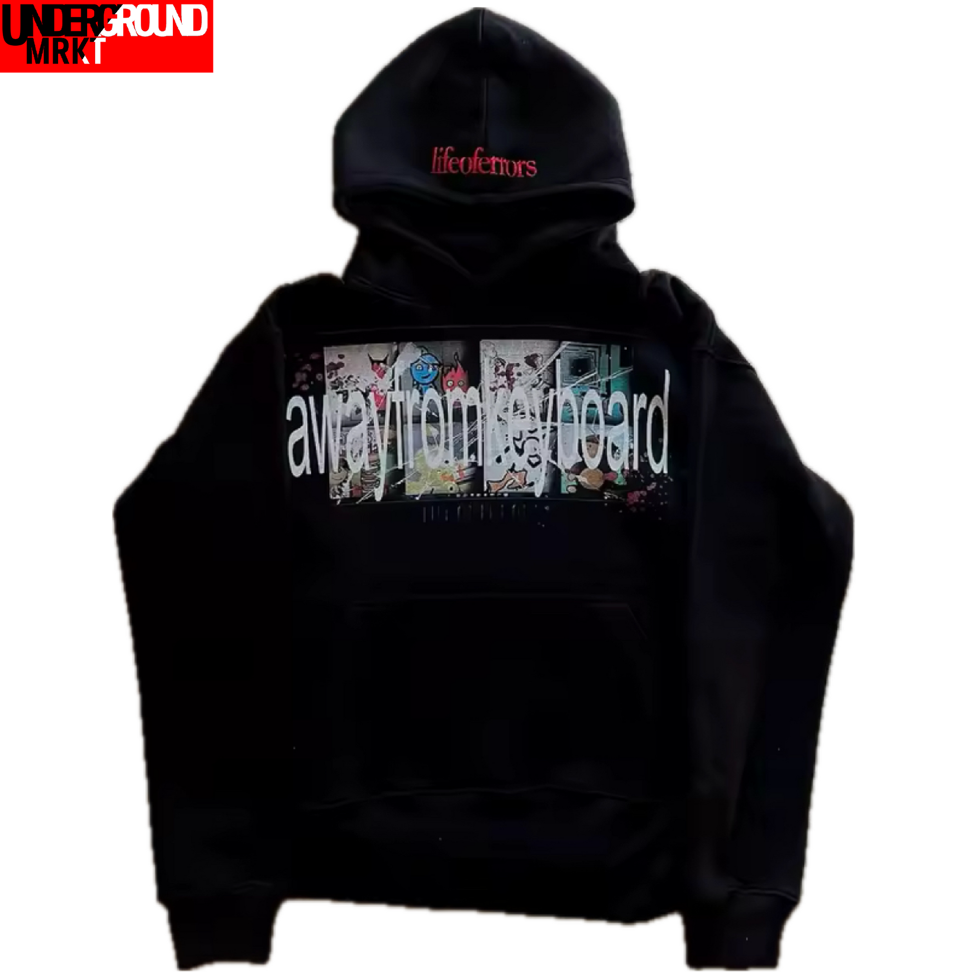 AWAYFROMKEYBOARD HOODIE <3
