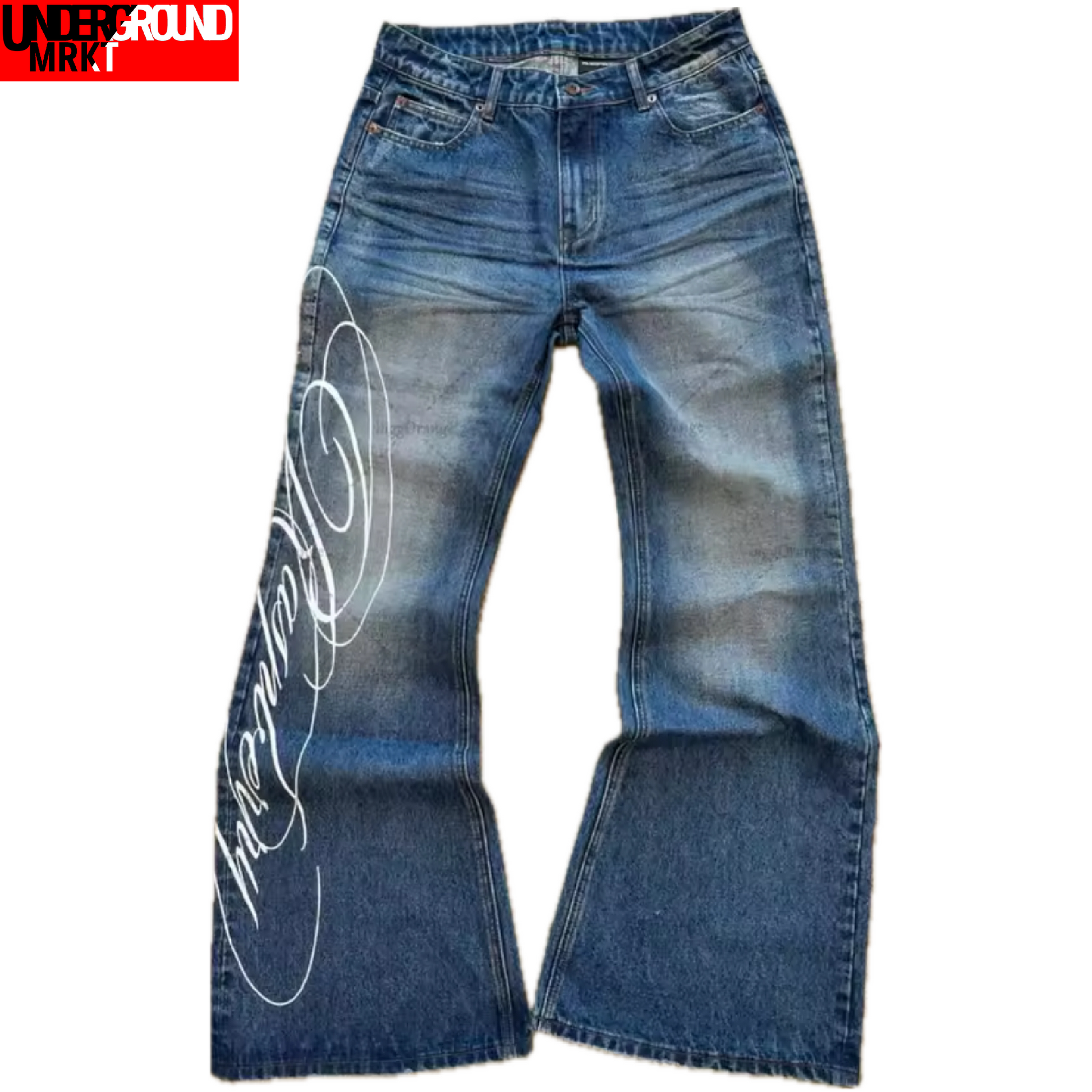 RASPBERRY FLARED JEANS <3