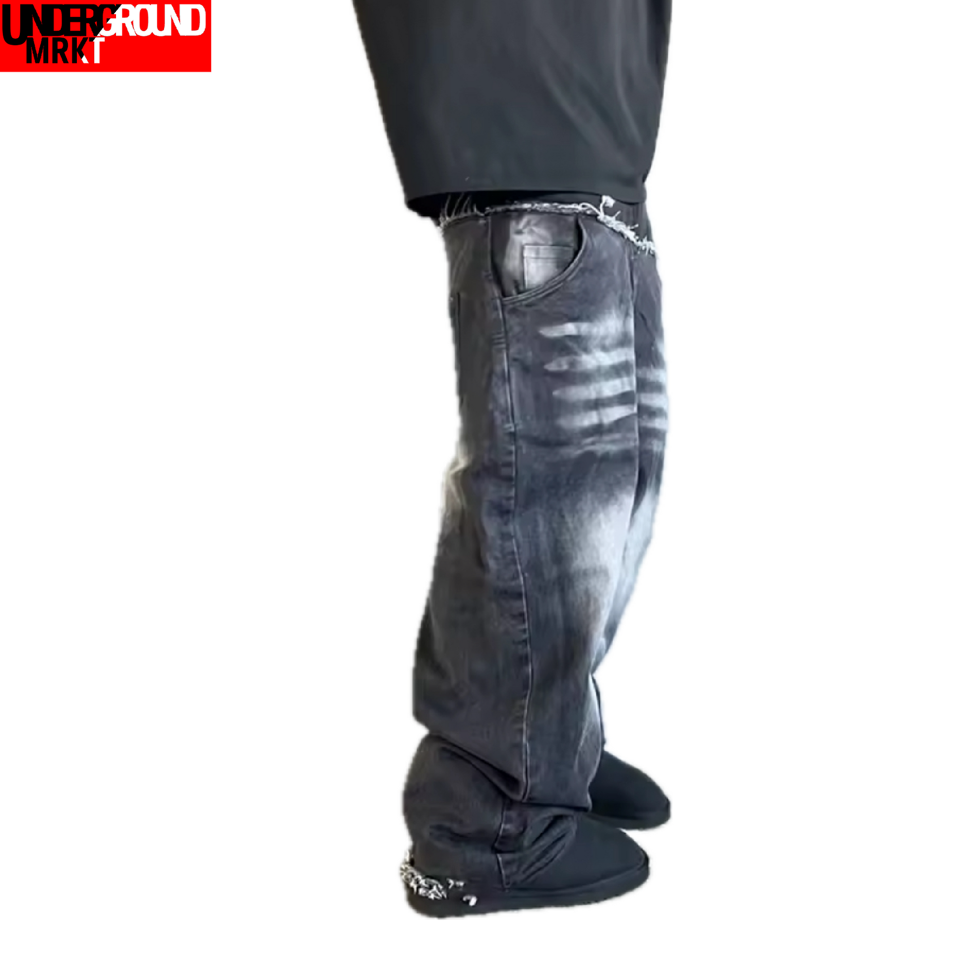 DOUBLE WAISTED FR33DOM JEANS <3