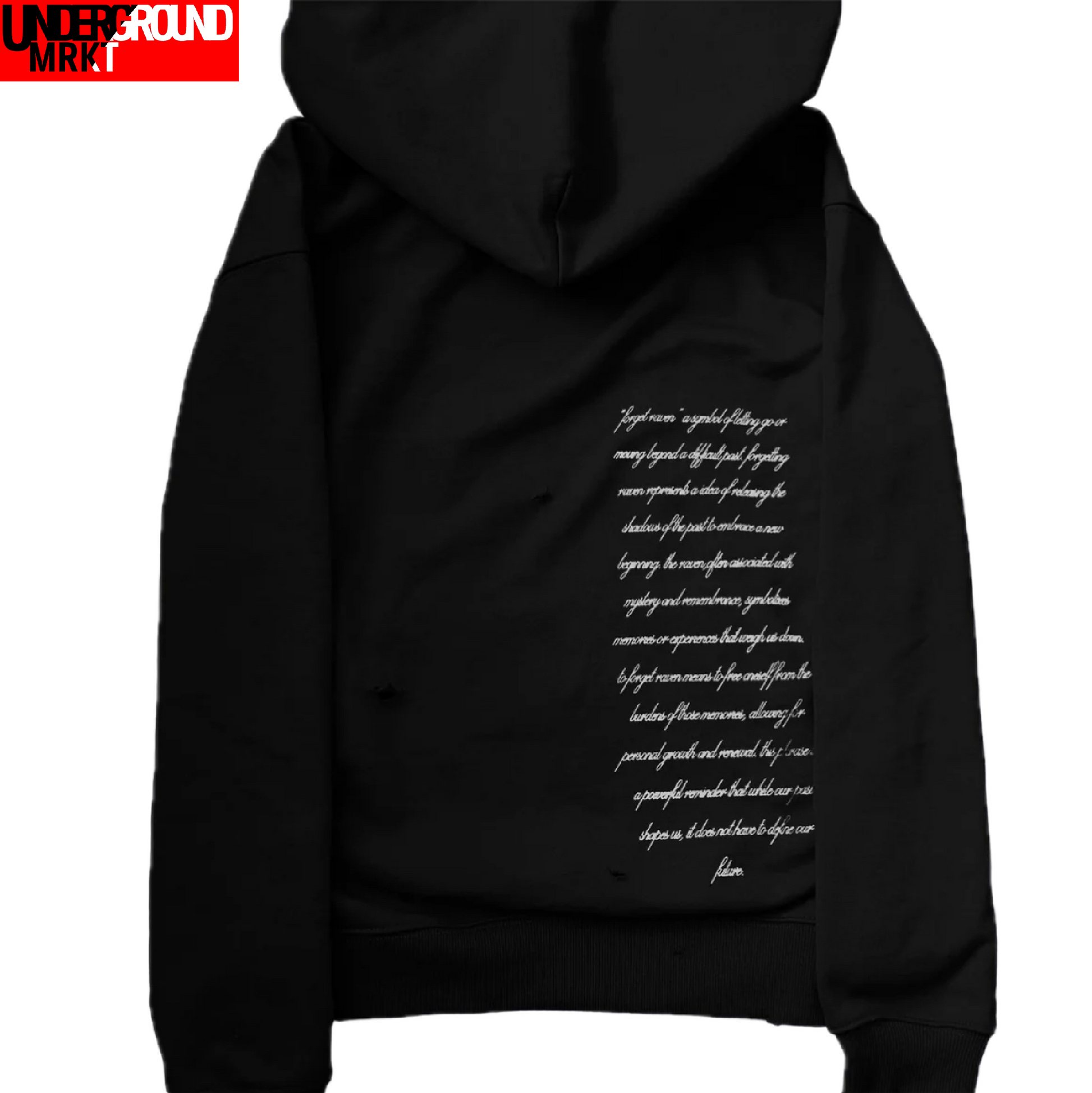 LOVE, DESIRE, FORGET BLACK HOODIE <3