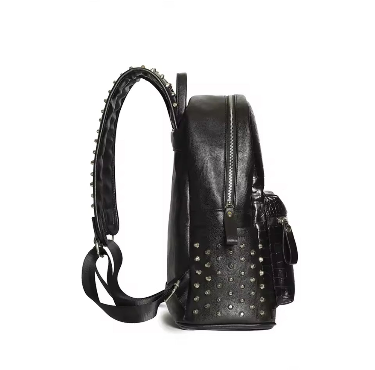 ARENA FALX LEATHER BACKPACK W STUDS <3