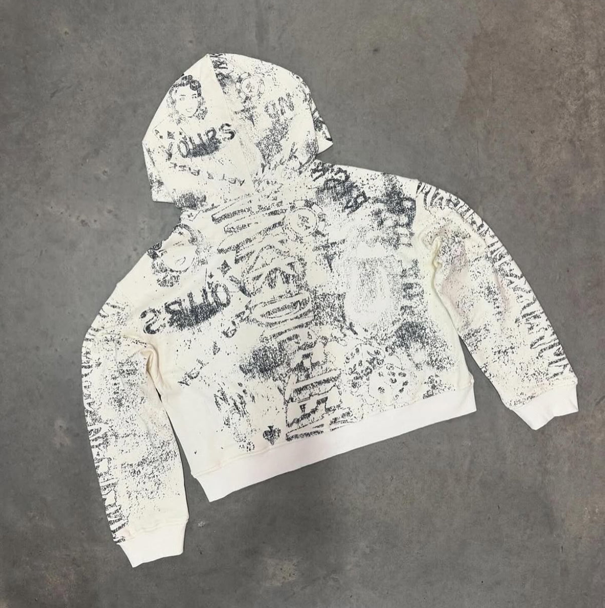 PEACE IS THE PRIORITY TATTOO ZIP UP <3
