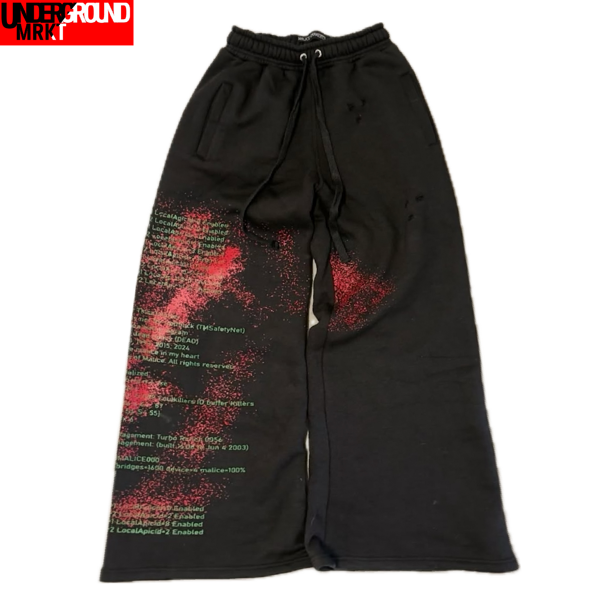 CODED BLOOD SWEATPANTS <3