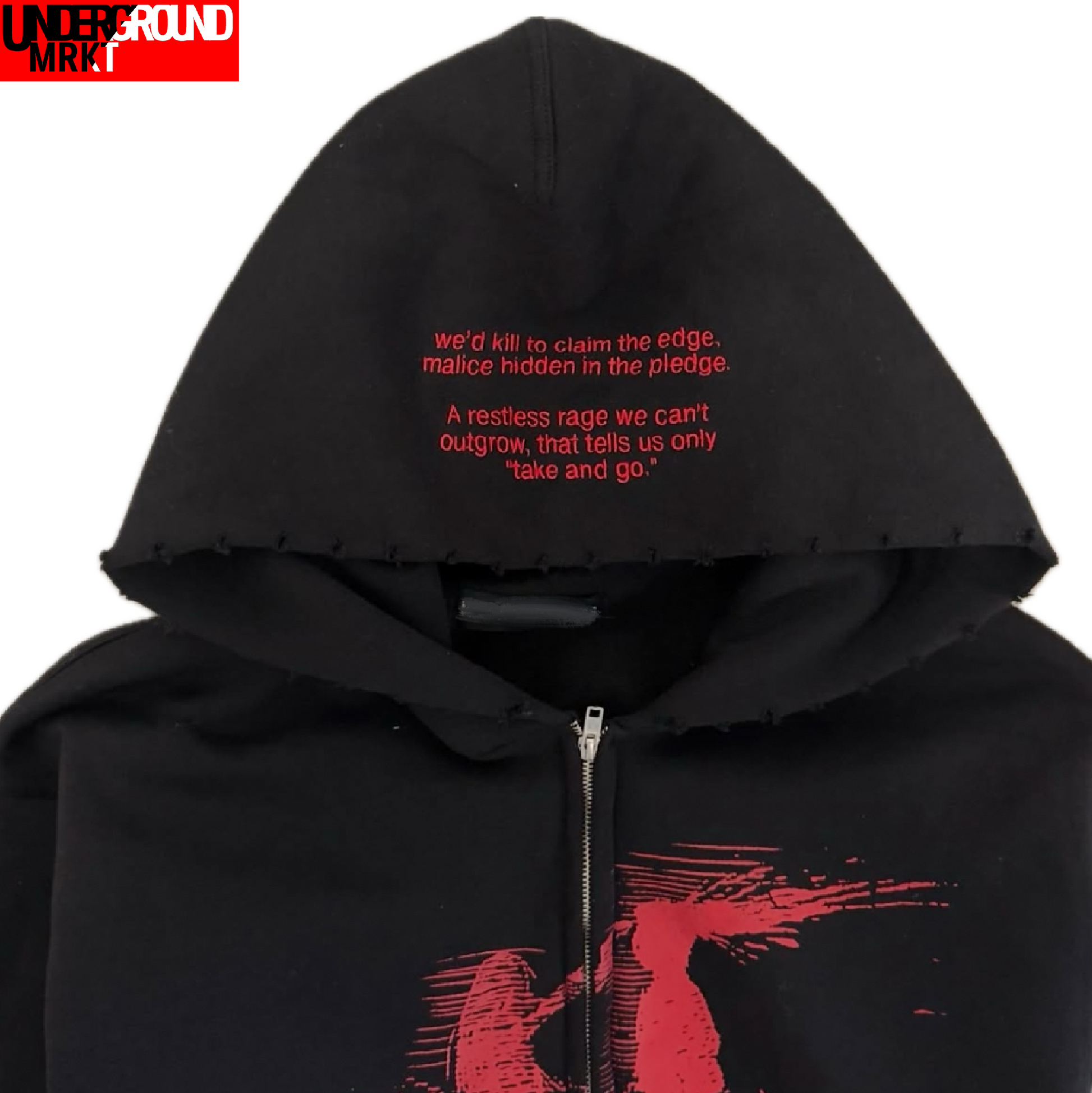 RESTLESS RAGE ZIP UP <3