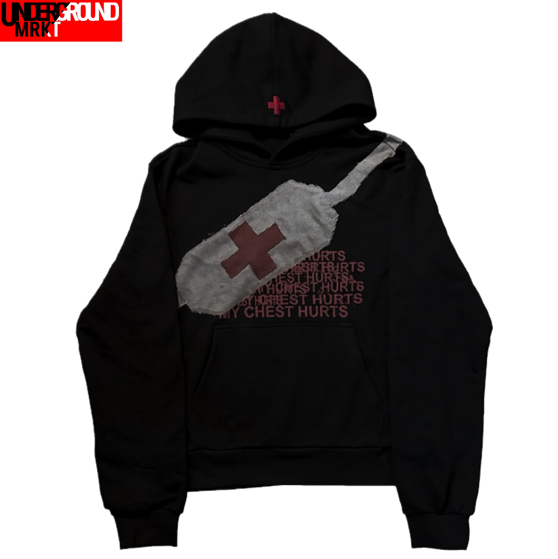 BANDAGE WOUNDS HOODIE <3