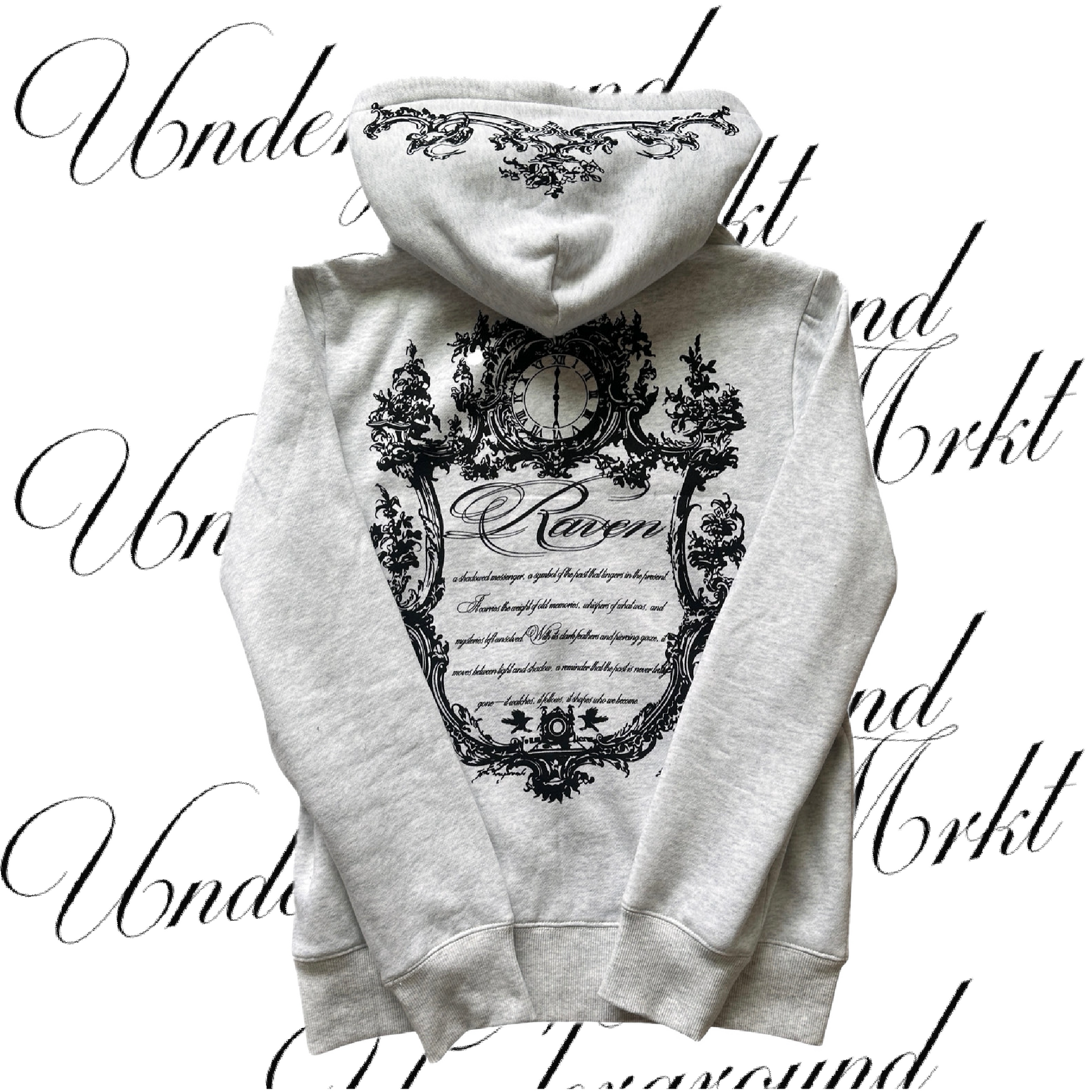 RAVEN FLORAL ZIP UP <3
