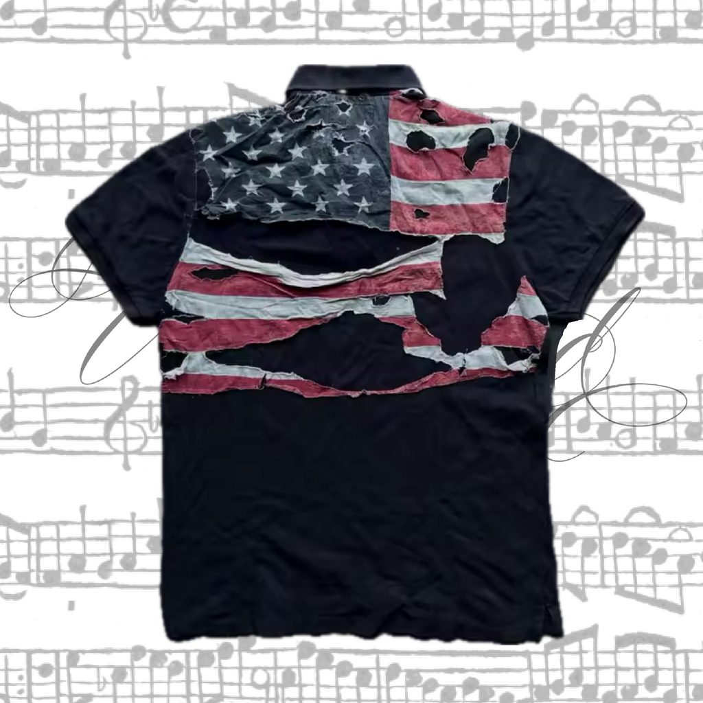AMERICAN PUNK POLO <3