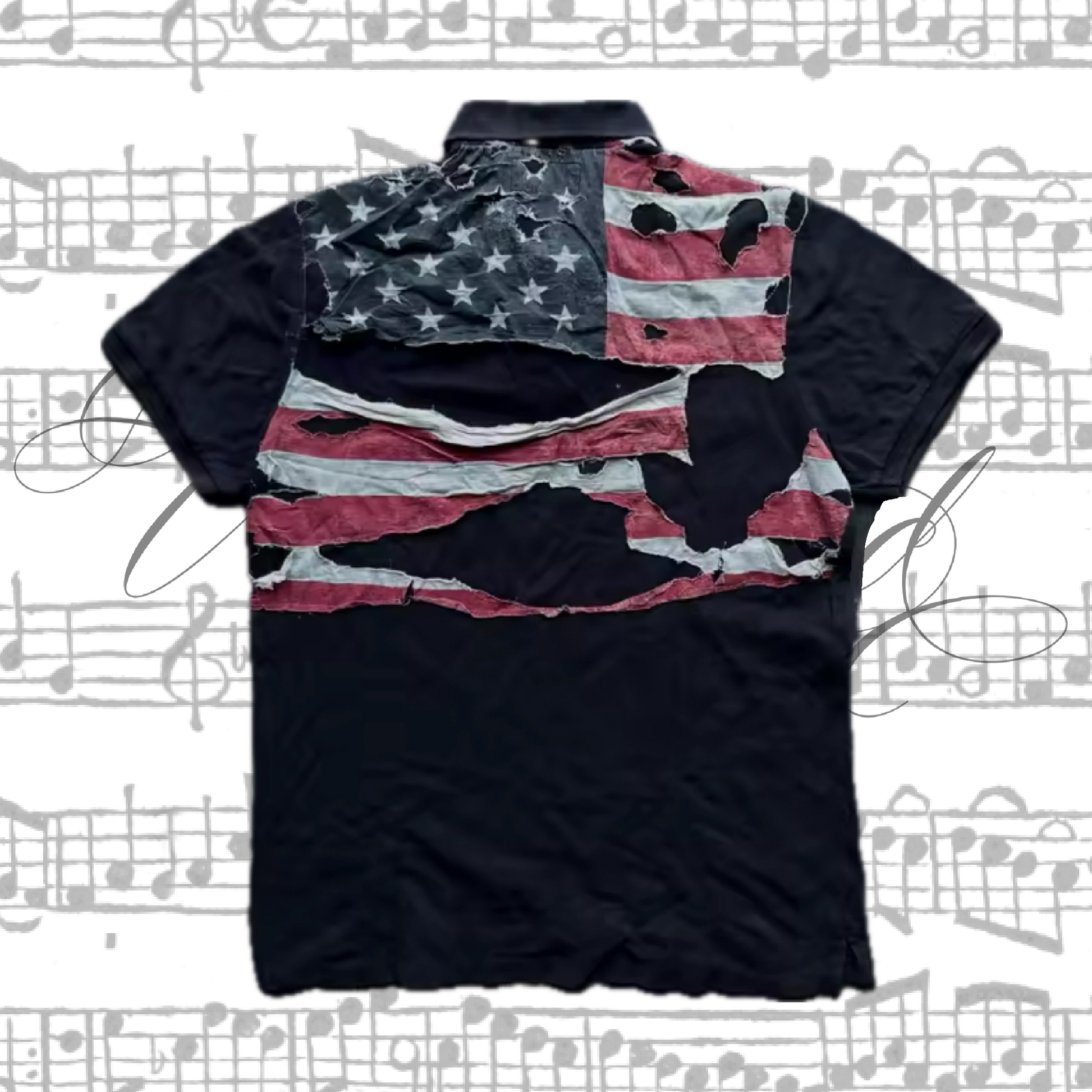 AMERICAN PUNK POLO <3