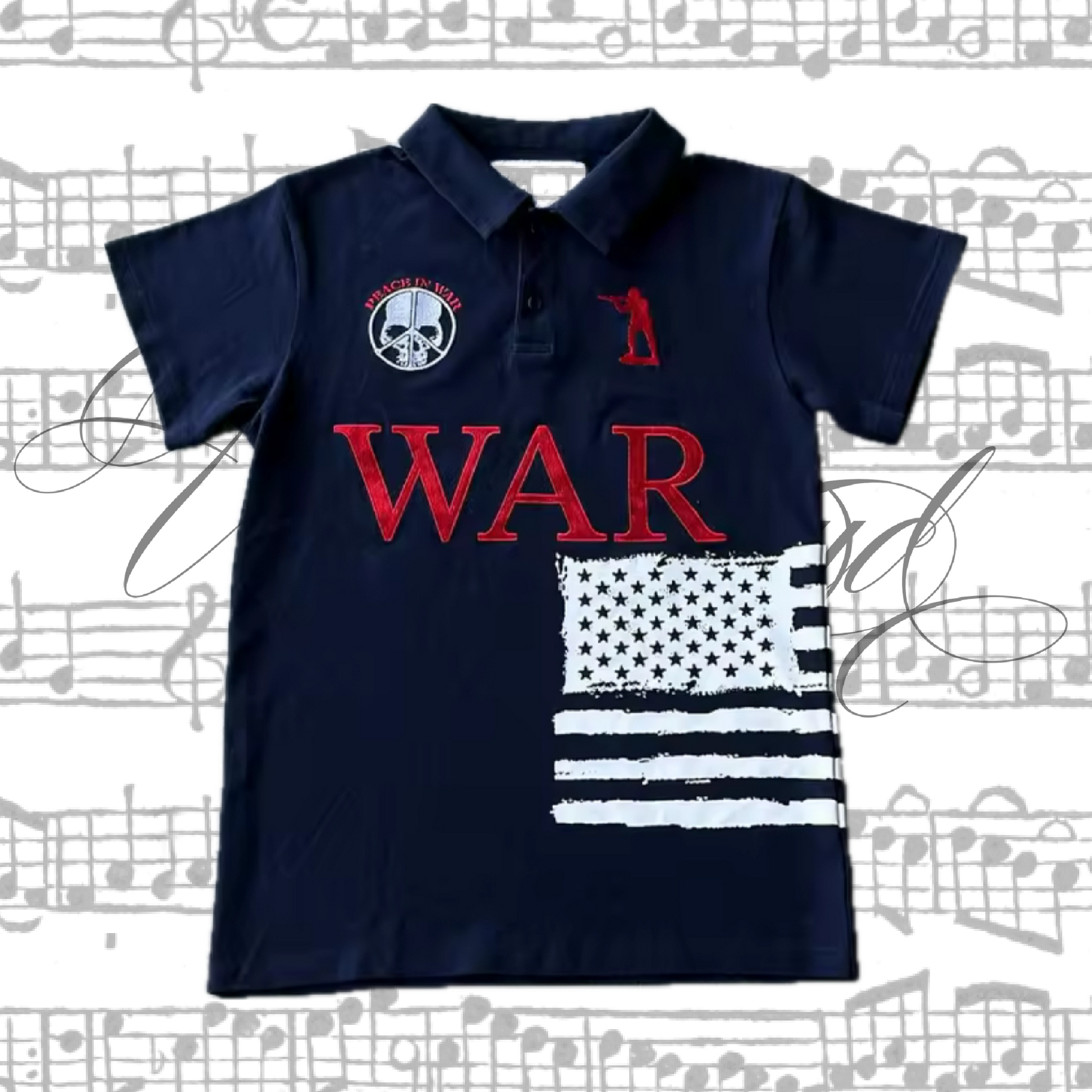 WAR POLO IN BLACK <3