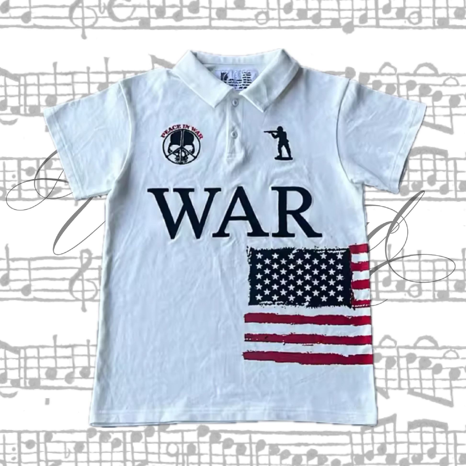 WAR POLO IN WHITE <3